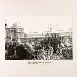 Photograph - Eastern Annexe of Exhibition Building, Exhibition Building, Melbourne, 1971
