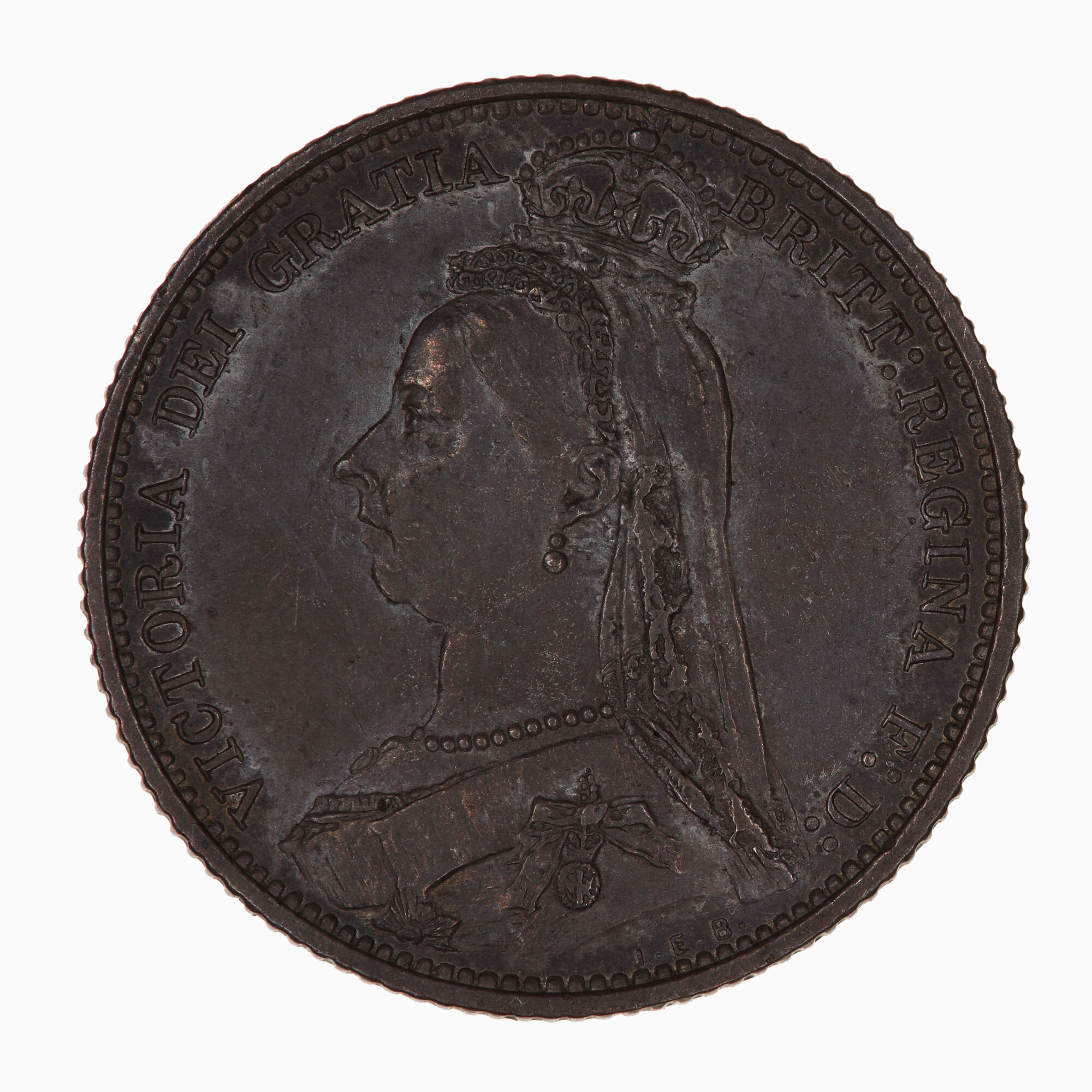 Coin - Sixpence, Queen Victoria, Great Britain, 1887