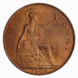 Coin - Penny, Edward VII, Great Britain, 1904 (Reverse)