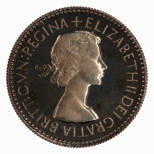 Proof Coin - Sixpence, Elizabeth II, Great Britain, 1953 (Obverse)