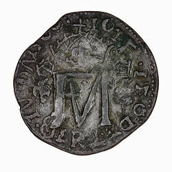 Coin Replica - Testoon, Mary, Scotland, 1560 (Reverse)