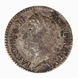Coin - Twopence, James II, Great Britain, 1687