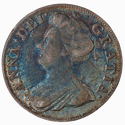 Coin - Groat, Queen Anne, England, Great Britain, 1710 (Obverse)