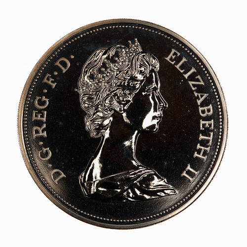 Proof Coin - 25 Pence, Great Britain, 1972 (Obverse)