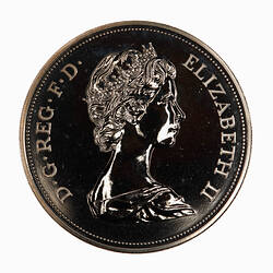 Proof Coin - 25 Pence, Great Britain, 1972 (Obverse)