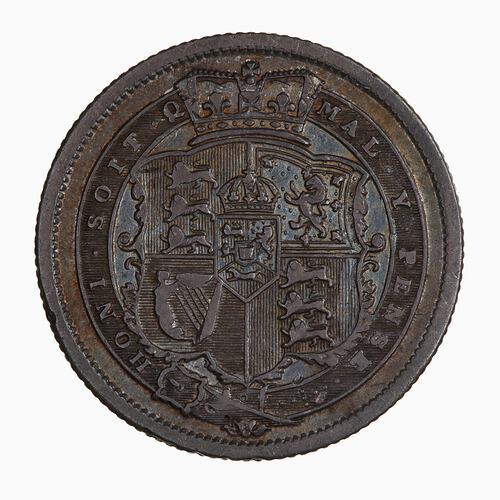Coin - Shilling, George III, Great Britain, 1816 (Reverse)