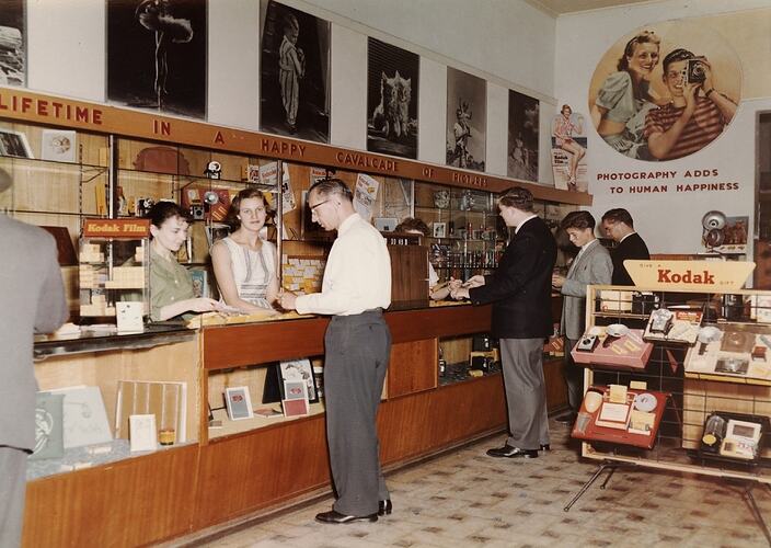 Kodak Australasia Pty Ltd, Shop Interior, Collins Street, Melbourne, circa 1960s