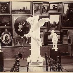 Photograph - Italian Fine Art Gallery, Great Hall, Exhibition Building, 1880-1881