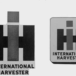Negative - International Harvester, Company Logo, Masked, 1946