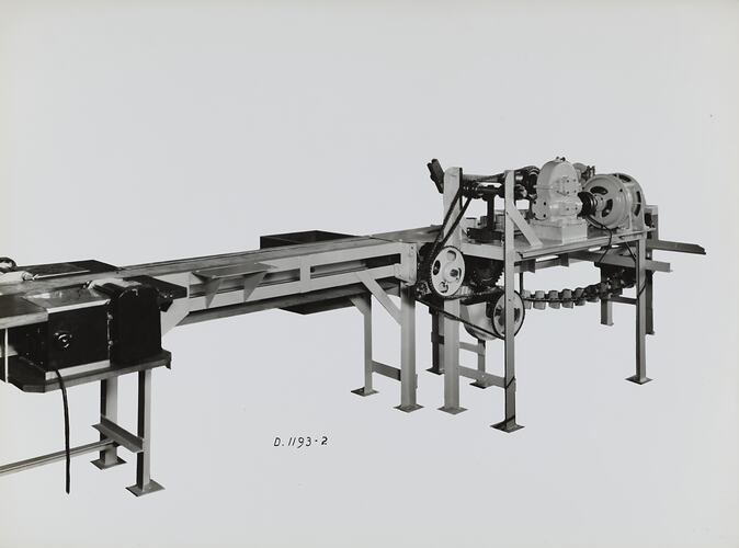 Photograph - Schumacher Mill Furnishing Works, Machine, Port Melbourne, Victoria, circa 1940s