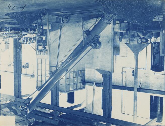 Photograph - Schumacher Mill Furnishing Works, Machinery in Factoy, Port Melbourne, Victoria, circa 1930s