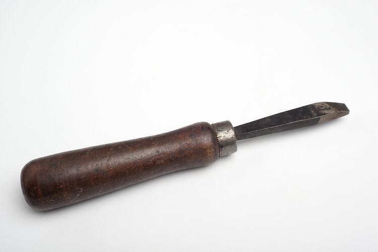 Woodturning Tool - Metal & Wood, circa 1890s-1950s