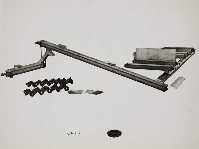 Photograph - Schumacher Mill Furnishing Works, 'Milk Conveyors', Port Melbourne, Victoria, circa 1930s
