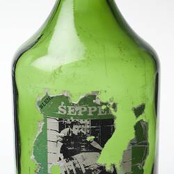 Bottle - Glass, Green, circa 1960s-1990s