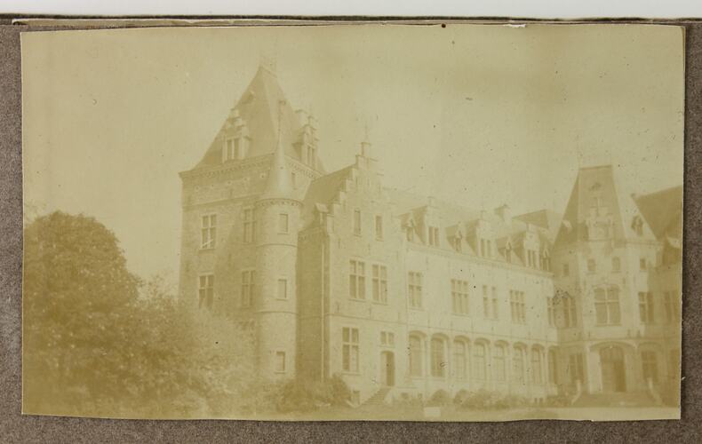 Photograph - Part Of A Large Building, Driver Cyril Rose, World War I, 1916-1919