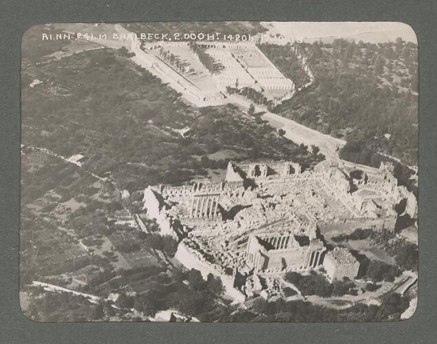 Photograph - Baalbeck, Lebanon, Middle East, World War I, 19 Oct 1918