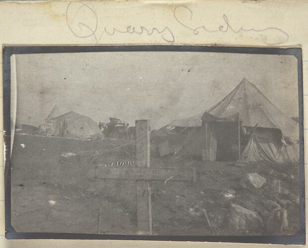 Grave at Quarry Siding, Somme, France, Sergeant John Lord, World War I, 1916