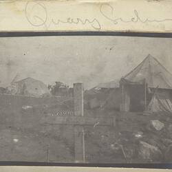 Photograph - Grave at Quarry Siding, Somme, France, Sergeant John Lord, World War I, 1916