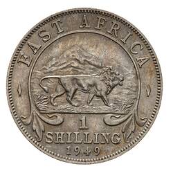 Coin - 1 Shilling, British East Africa, 1949