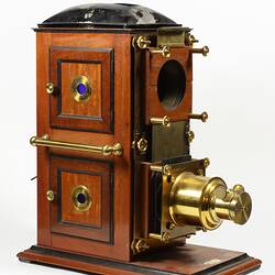 Projector - Perken, Son & Rayment, Magic Lantern, Biunial, 'Optimus', 1887-1900
