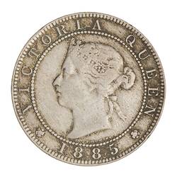 Coin - 1 Penny, Jamaica, 1885