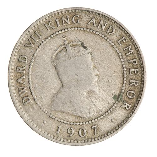 Coin - 1/2 Penny, Jamaica, 1907