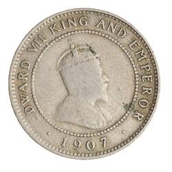 Coin - 1/2 Penny, Jamaica, 1907