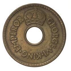 Coin - 1 Penny, Fiji, 1943