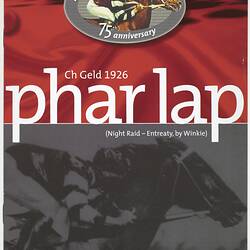Booklet - Racing Victoria, Phar Lap 75th Anniversary