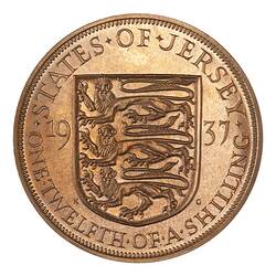 Proof Coin - 1/12 Shilling, Jersey, Channel Islands, 1937
