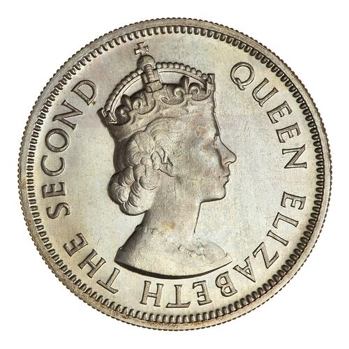 Proof Coin - 1/2 Rupee, Seychelles, 1954