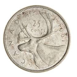 Coin - 25 Cents, Canada, 1961