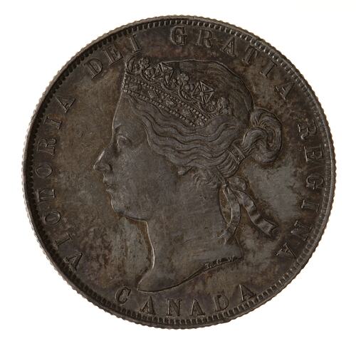 Coin - 50 Cents, Canada, 1870