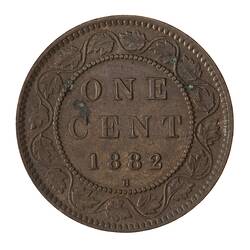 Coin - 1 Cent, Canada, 1882