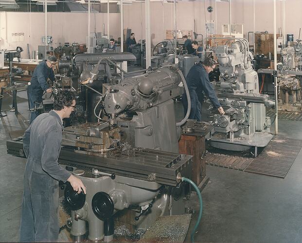 Photograph - Kodak Australasia Pty Ltd, Engineering Workshop, Engineering Building, Kodak Factory, Coburg, circa 1963