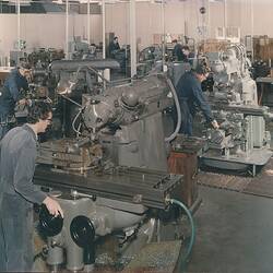 Photograph - Kodak Australasia Pty Ltd, Engineering Workshop, Engineering, Building 12, Coburg, circa 1963