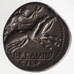 Coin - Denarius, L. FLAMINI CILO, Ancient Roman Republic, 109-108 BC