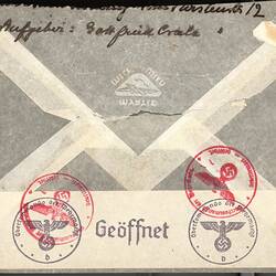 Envelope - Kurt Baier, Tatura Internment Camp, Victoria, 1941