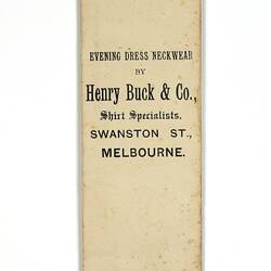 Bow Tie - Henry Buck & Co., in Packet, early 20th century