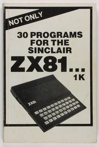 Manual- 30 Programs, Sinclair ZX81 Computer, Australia, 1981