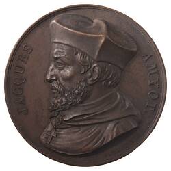 Medal - Jacques Amyot, France, 1819