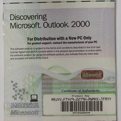 Software - Discovering Microsoft Outlook 2000