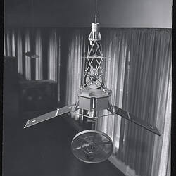 Photograph - Model of Mariner 2 Space Probe, 1962 Mission, Science Museum of Victoria Display, Melbourne, circa 1970