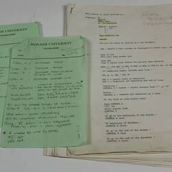 Operational Instructions - Vector, Word Processing System, circa 1975