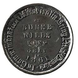 Medal - Burke & Wills, Australia, 1864
