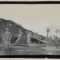 Photograph - 'Leaving Belgium for Somme', Wippenhoek, Belgium, Private John Lord, World War I, 1916