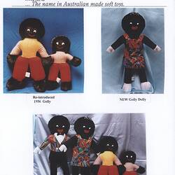 Advertising Flyer - Jakas Soft Toys, Golly Dolls, Melbourne, circa 1990s