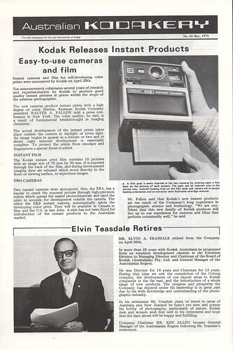 Newsletter - 'Australian Kodakery', No 68, May 1976