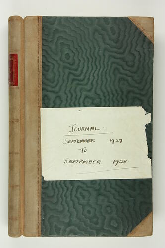 Journal - Kodak Archive, Series 5, 'Accounting Journals', Head Office Journal, Sep 1927 - Sep 1928