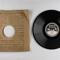 Disc Recording - Edison, Double-Sided, 'Have I Been With You United' and 'Longing', 1919-1929